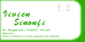 vivien simonfi business card